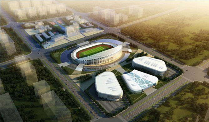 蚌埠首個(gè)省級(jí)示范綠色建筑——“一場(chǎng)三館”