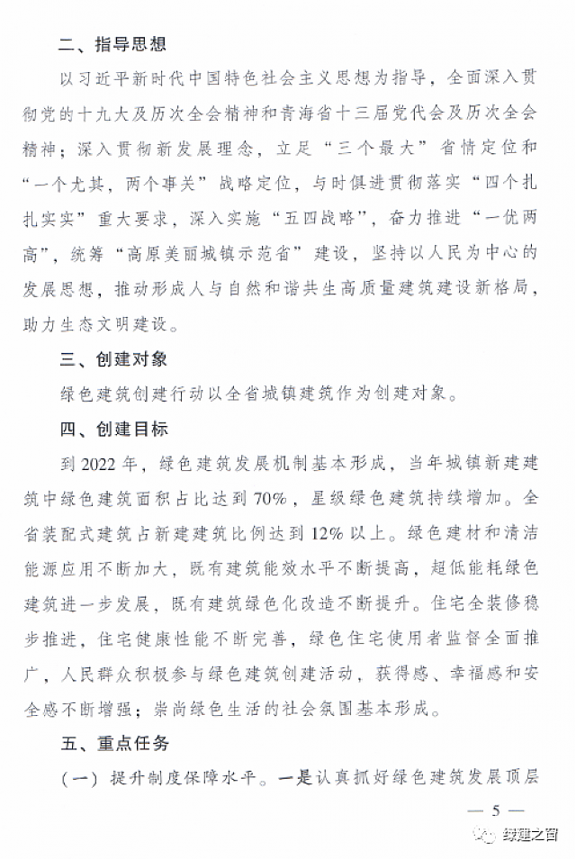 青海省8部門聯合印發《綠色建筑創建行動實施方案》