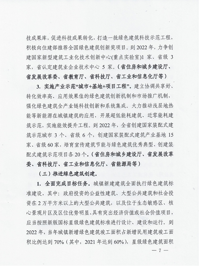 湖南省住房和城鄉建設廳等12部門關于印發湖南省綠色建筑創建行動實施方案的通知
