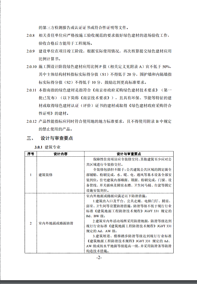 關于印發《南京市政府采購綠色建材試點項目施工圖設計與審查指南（試行）的通知》