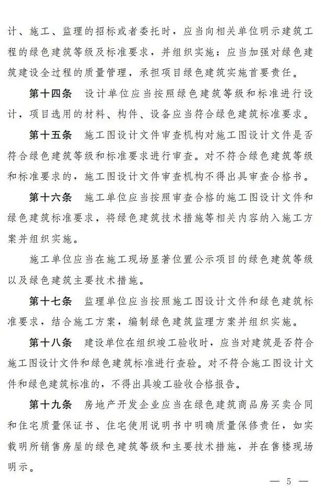 《河南省綠色建筑發展條例》自2022年3月1日起執行