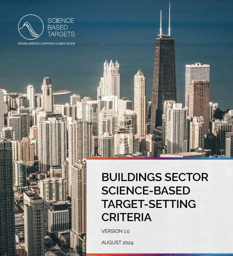 ESG資訊|SBTi：推出建筑行業凈零標準