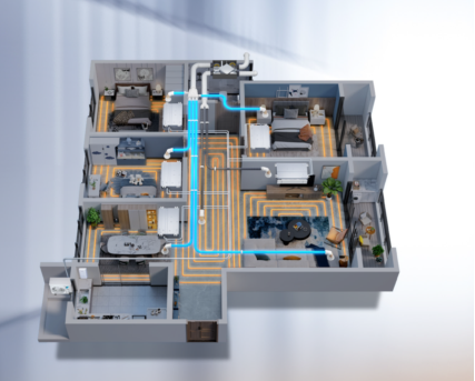 近零能耗住宅項目靜安璽樾，能耗水平相對傳統節能建筑降低近50%