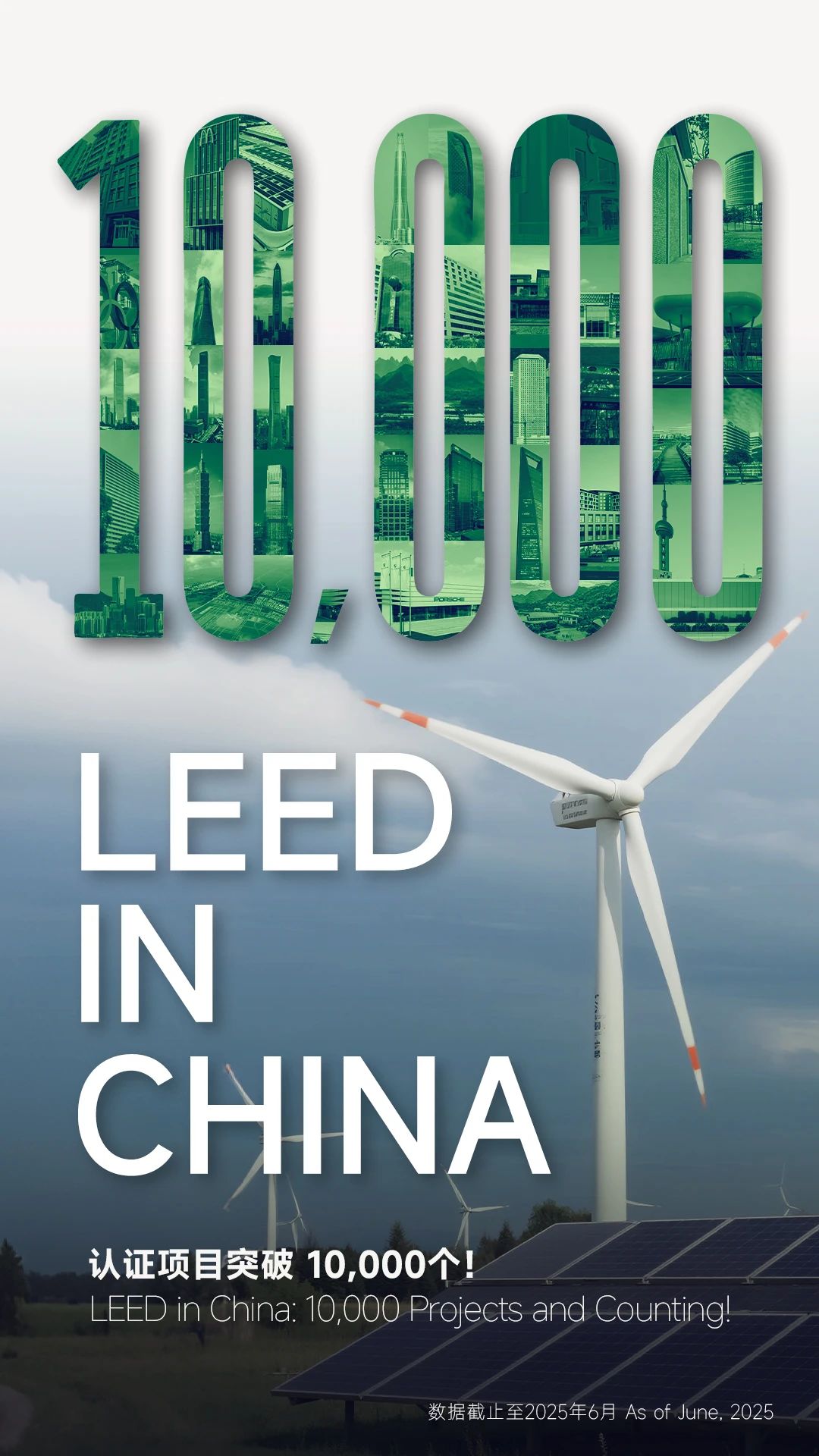 中國 LEED 認證項目突破10,000個！