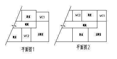 建筑戶型中衛生間平面布局的通病 建筑戶型中衛生間平面布局的通病