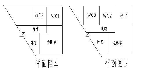 建筑戶型中衛生間平面布局的通病
