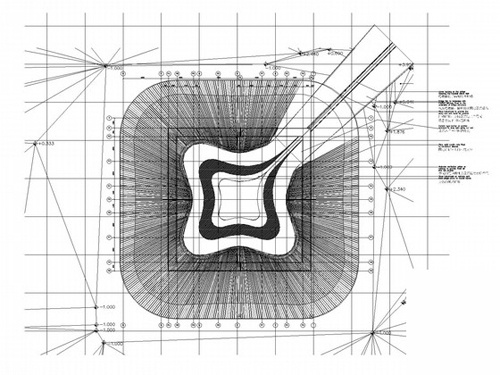 西歐大型國家館建筑施工圖（上海知名大學設計院設計）