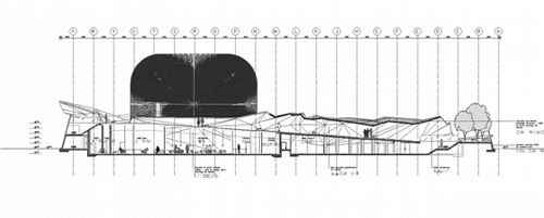 西歐大型國家館建筑施工圖（上海知名大學設計院設計）