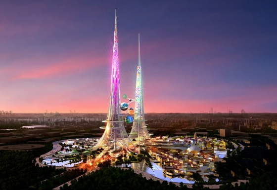 武漢世界最高雙子塔將應用光伏發電系統