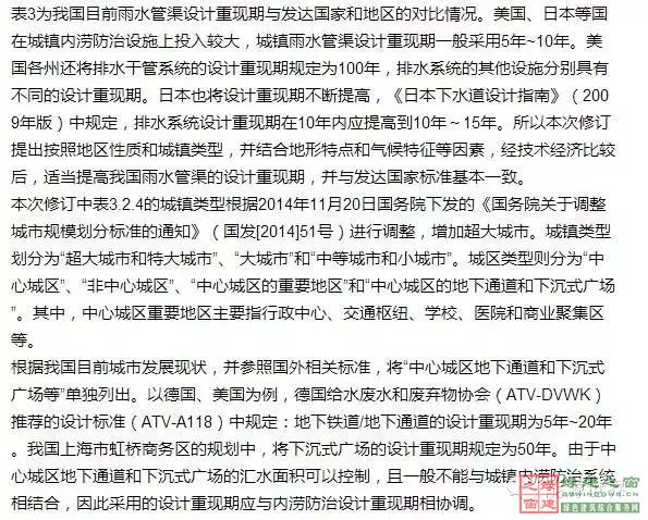 住建部四部海綿城市相關規范做局部調整
