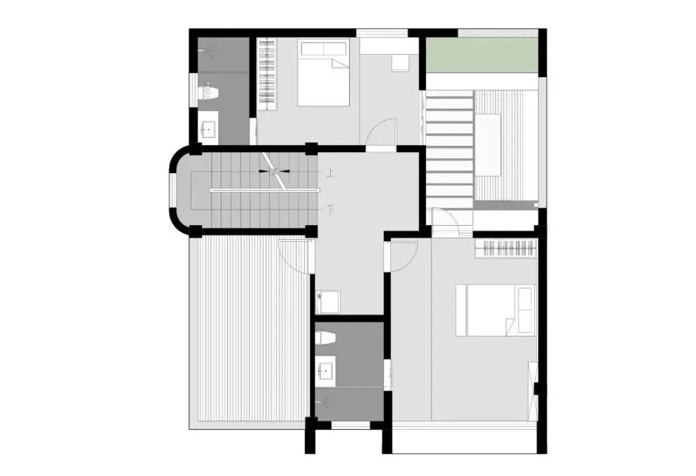 廢棄30年的舊宅，建筑師改后不僅清爽通透，還多了1間房和2個院子