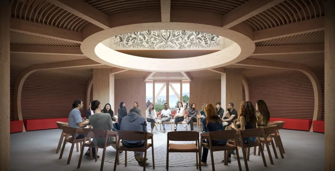 加拿大第一座零碳、最大規模的木質高教建筑