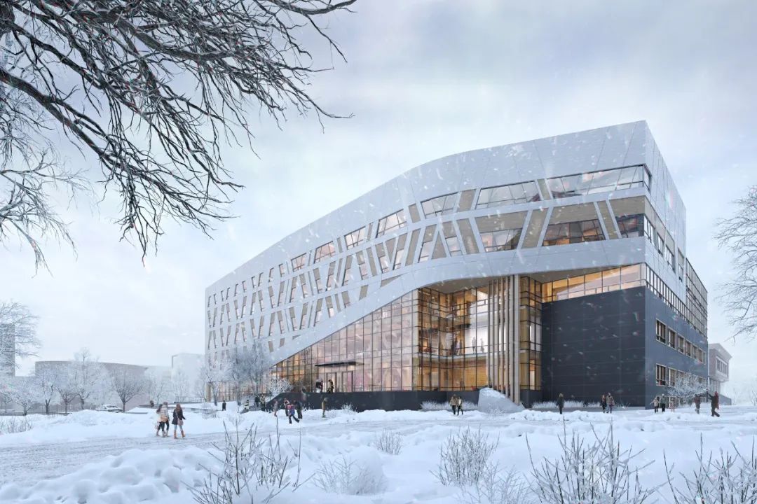 加拿大第一座零碳、最大規模的木質高教建筑