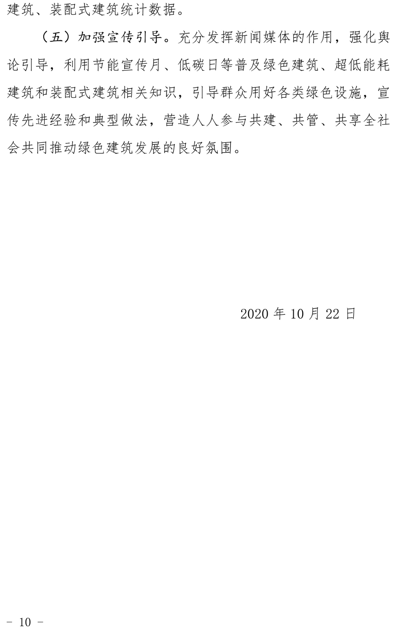 駐建【2020】272號▎關于印發駐馬店市綠色建筑創建行動實施方案的通知