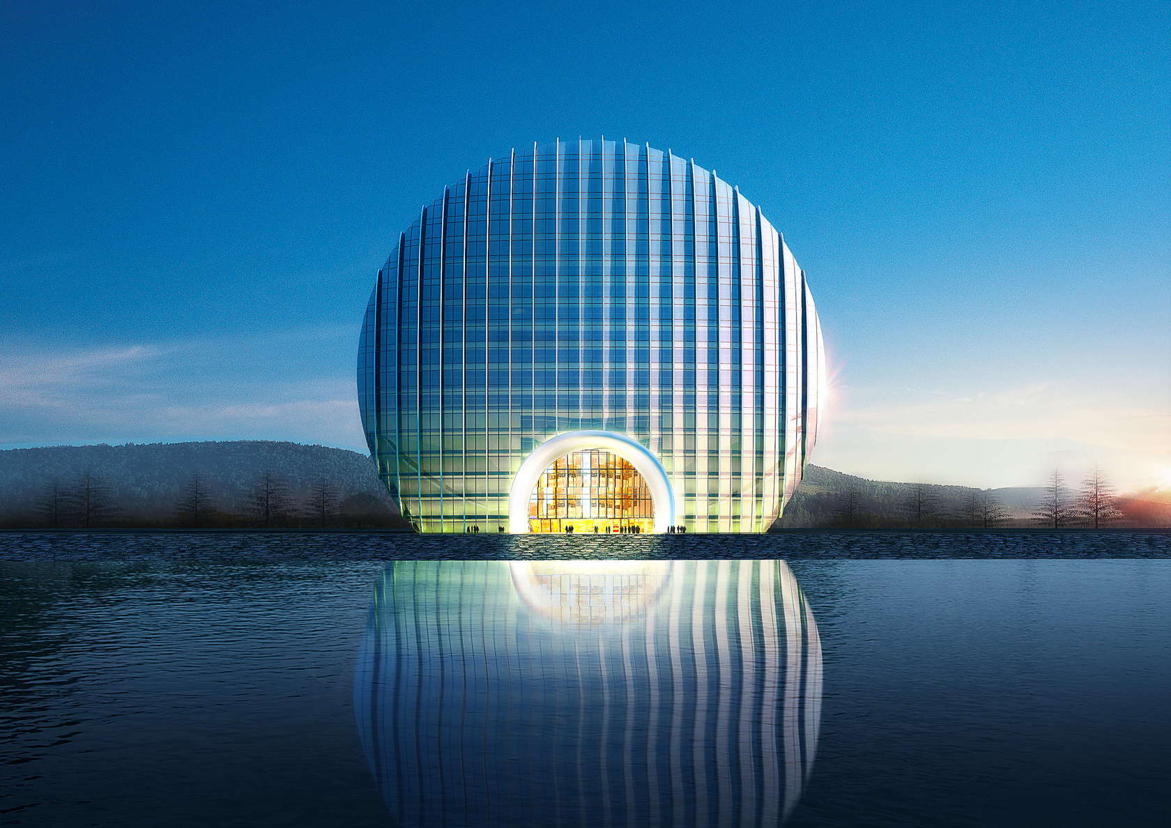 北京APEC場館日出東方凱賓斯基酒店引領建筑綠潮